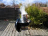 Grillstarter varmer op