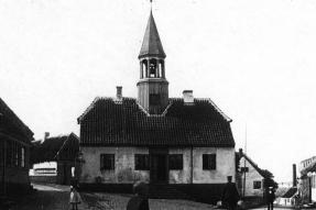 Miniature af billedet Ebeltoft rdhus fr restaureringen i 1906-09